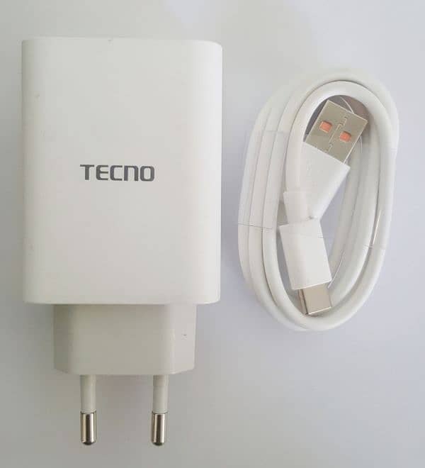 Tecno Camon 33watt/w original box plugged charger 03234806676 0