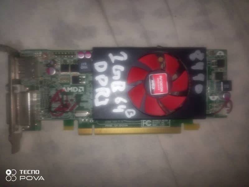 AMD RADEON 1GB DDR3 64 BIT GRAPHIC CARD 0