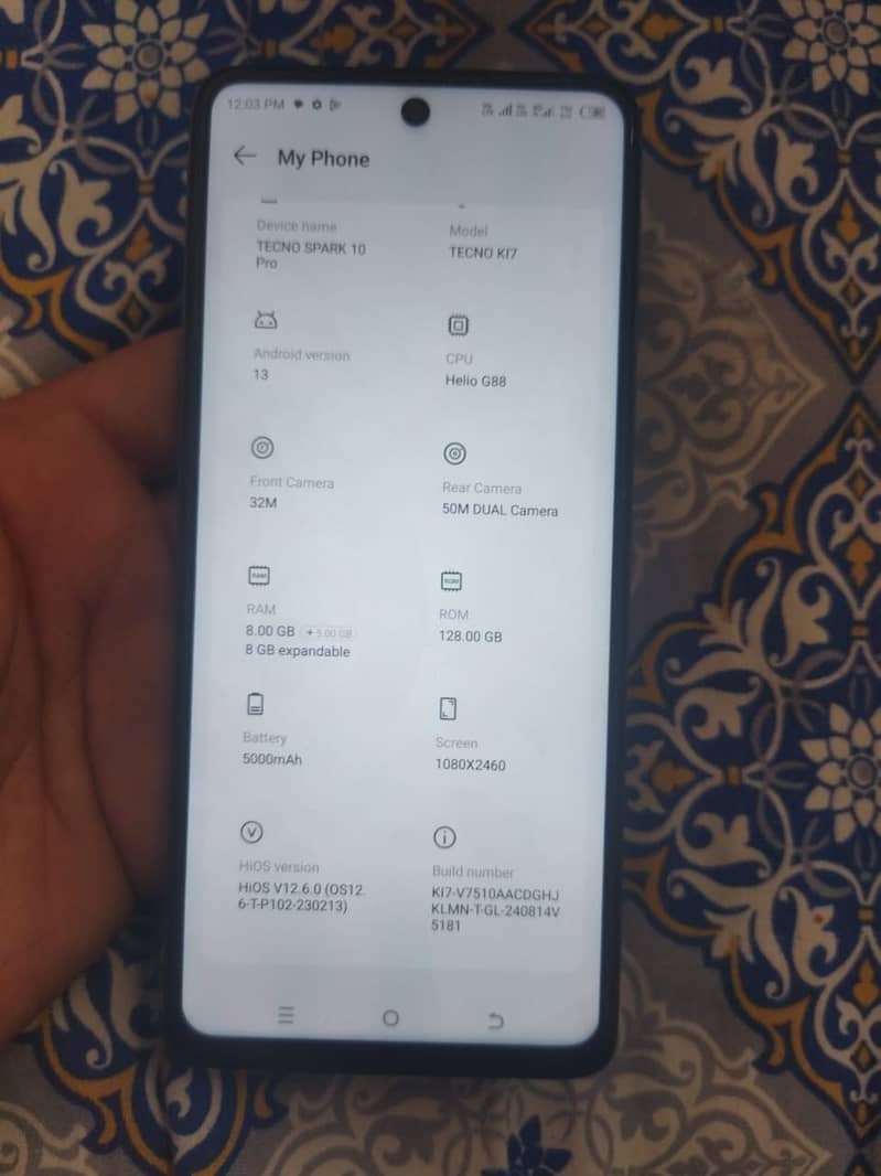 Tecno spark 10 pro 8+8/128 gb 7