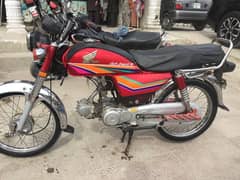 Honda CD 70 Islamabad Number