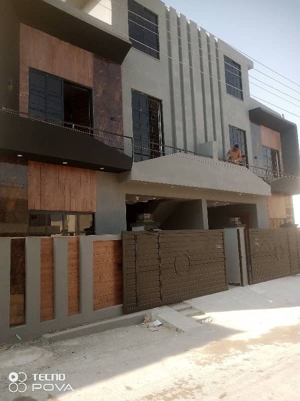 5 Marla Double Unit Brand New House For Sale 1