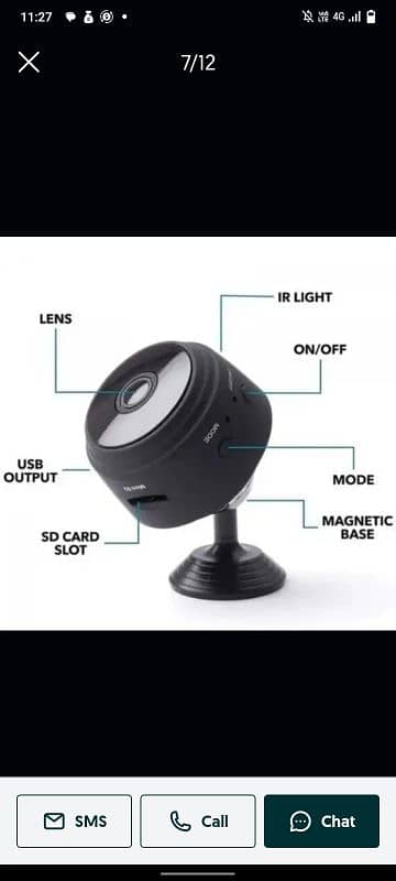 A9 mini camera wifi Bluetooth new box pack. direct call me 4