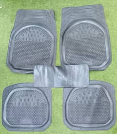 Universal Car Rubber Floor Mats Sunrise 5pc Set