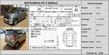 Mitsubishi Ek X 2021 T-Turbo