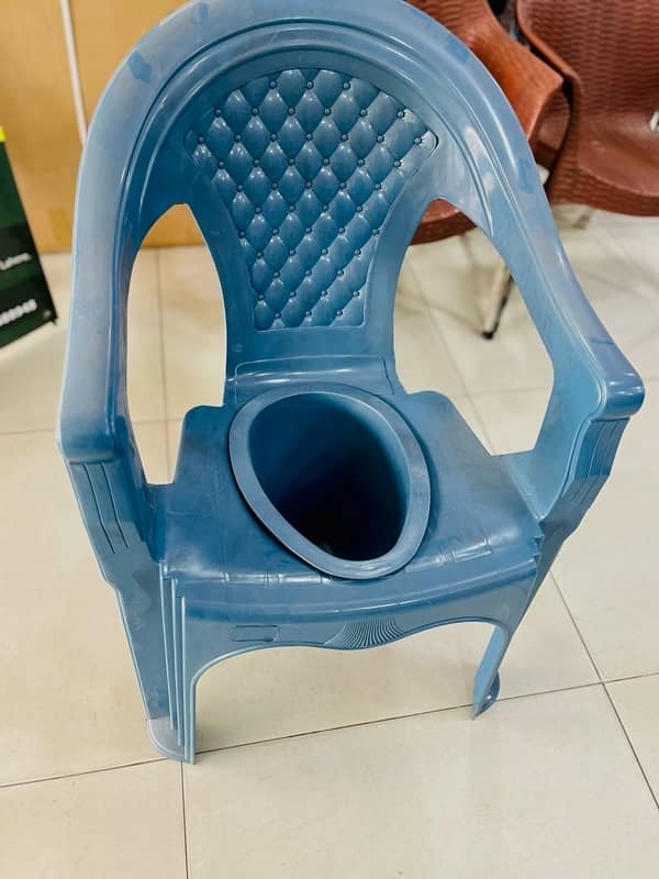 Commode Chair Plastic 3