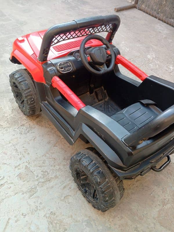 Red jeep 1