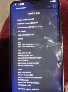 vivo y17 8/256 for sale /exchange