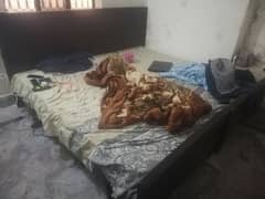 2 single beds with mattress available at cheap price