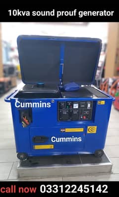 1KVA TO 10KVA Cummins parking Angle sound proof canopy generators