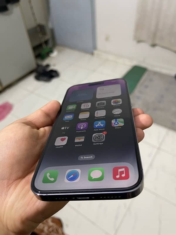 IPhone 14 ProMax 128GB Deep purple Non-PTA {JV)  0/3/2/4/6/9/2/7/5/9/1 1