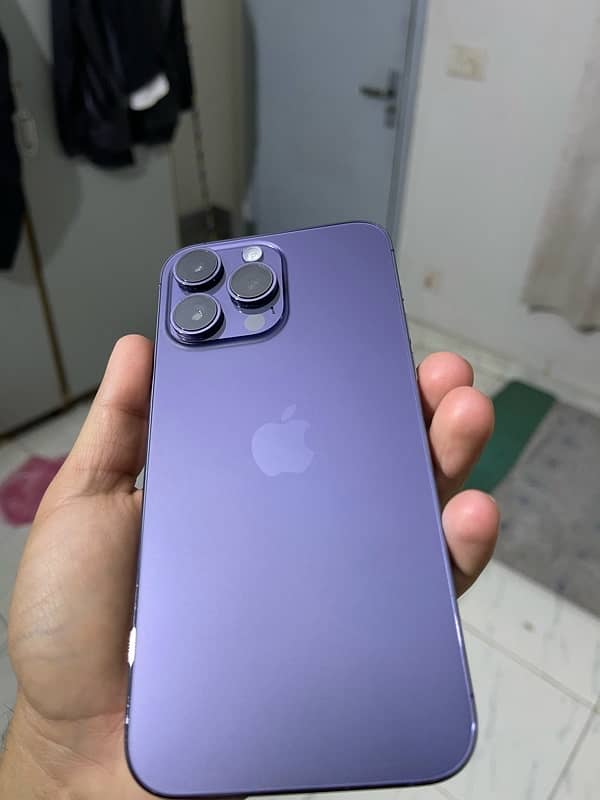 IPhone 14 ProMax 128GB Deep purple Non-PTA {JV)  0/3/2/4/6/9/2/7/5/9/1 2