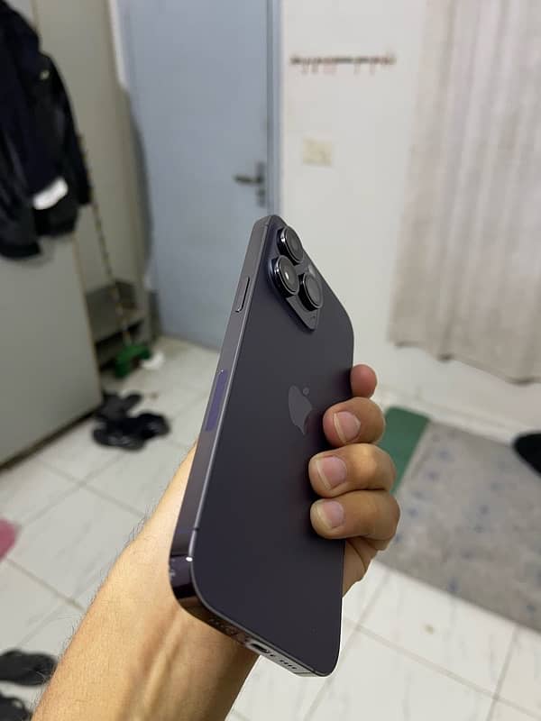 IPhone 14 ProMax 128GB Deep purple Non-PTA {JV)  0/3/2/4/6/9/2/7/5/9/1 4