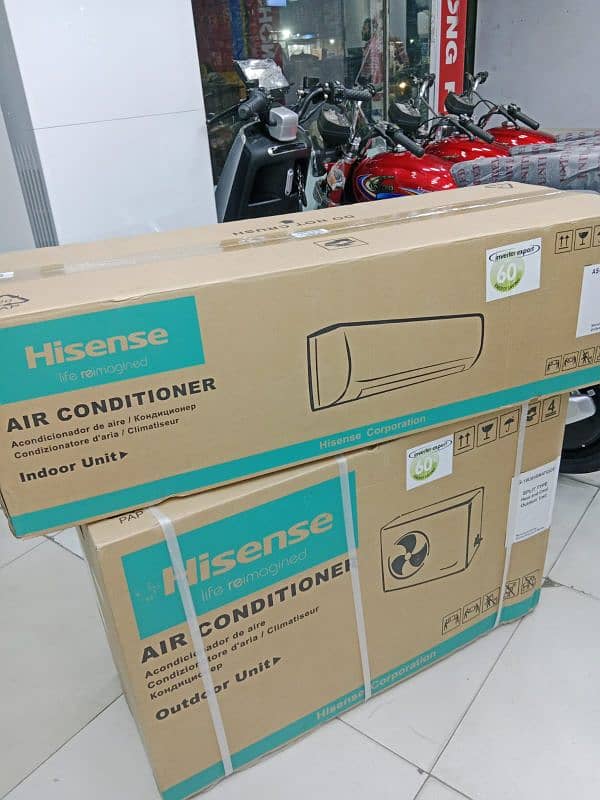 b ( Hisence ) 1.5 Ton DC inverter AC Heat And Cool. 1