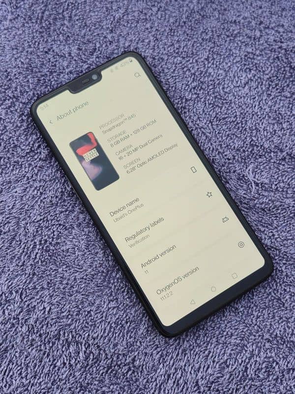 oneplus 6 8gb 128 gb candication10 by 9 +92 327 1552060 6
