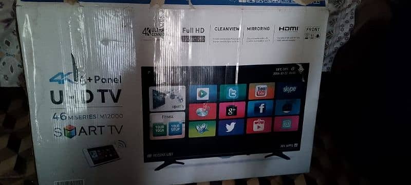 Damage panel smart tv 46 inch 2