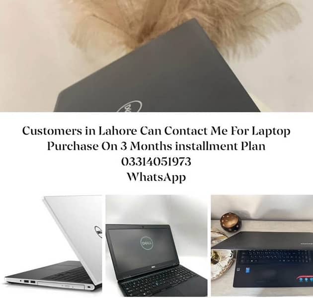 Dell Laptops For Sale on 3 Months Payment Plan For Customers In Lahore 0