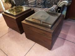 Side table set of 2 with drawers 10/10 condition