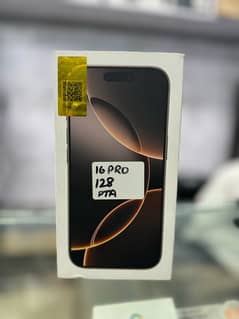 IPHONE 16 PRO 128 GB PTA APPROVED BOX PACK NON ACTIVE