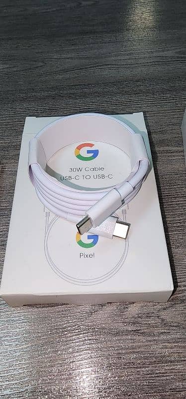 Google Pixel Original 30 watt Charger + Cable 3