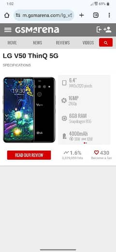 lg v50 thinq 5g pta approved front and back glass break