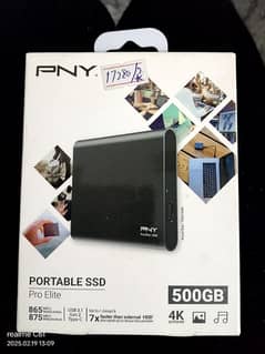 PNY Pro Elite 500 GB external SSD