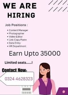 online jobs/full time/part time/simple typing jobs for boys and girls