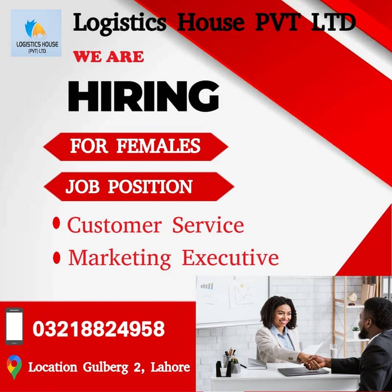 Customer Service & Marketing Executive (FEMALE ONLY) 0