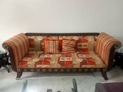 5 seater sofa set with dewan