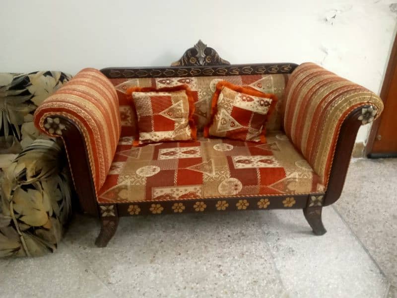 5 seater sofa set with dewan 1