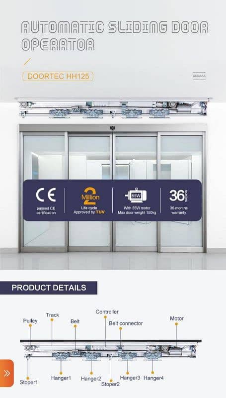 Auto Sensor Door Glass Door Automation 2