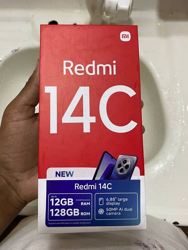 Redmi 14C open box 2 month use. 13