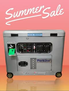 10 KVA CUMMINS PARKINS ANGLE SOUND PROUF CANOPY GENERATOR.