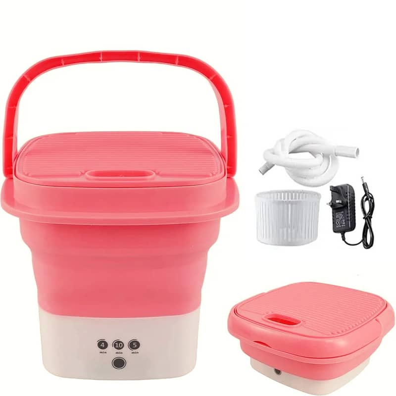 Portable Folding Mini Washing Machine with Dryer 0