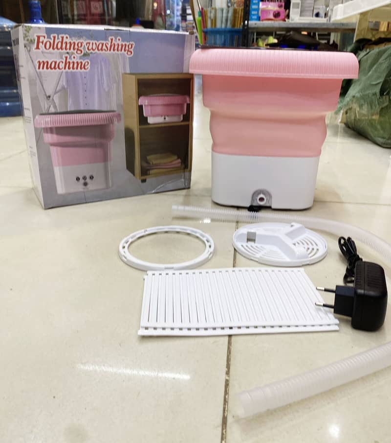 Portable Folding Mini Washing Machine with Dryer 2