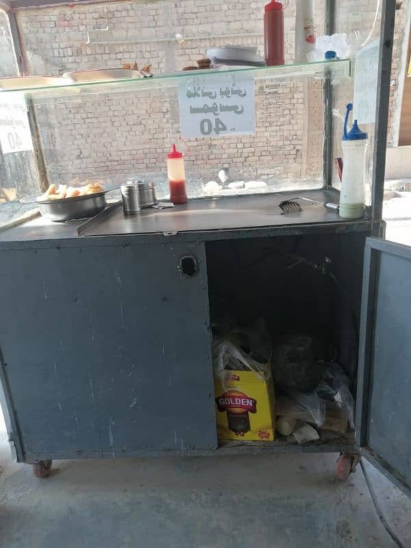 shawarma counter and freyer  for urgent sale 3