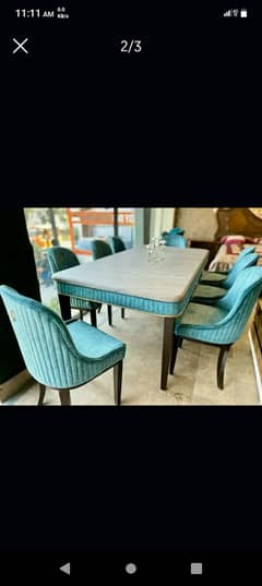 6 chair an8 chais dining set ready to order