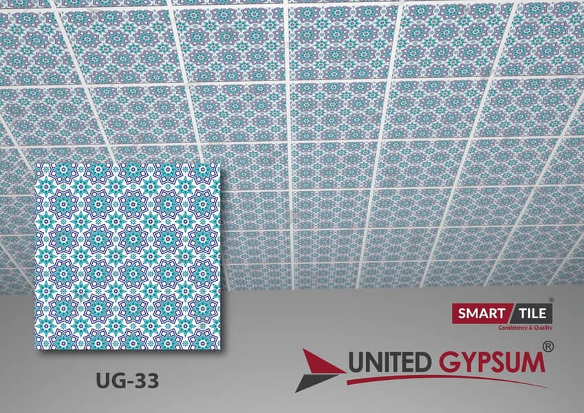 pvc ceiling tiles/Decorative Ceiling Tiles/ Waterproof Ceiling panels 1