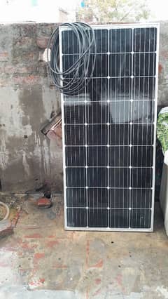 solar panels and solar fan