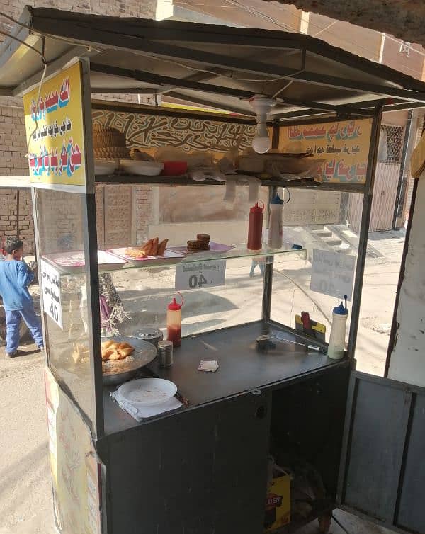 shawarma counter and freyer for urgent sale 2