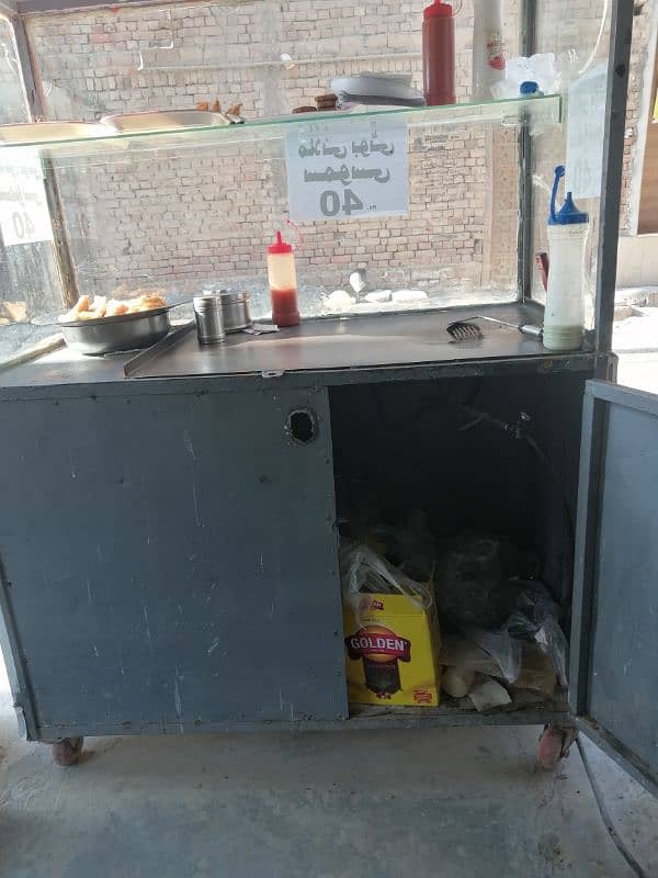 shawarma counter and freyer for urgent sale 3