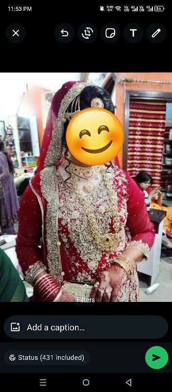 Used Bridal Dress for Sale in Multan 0