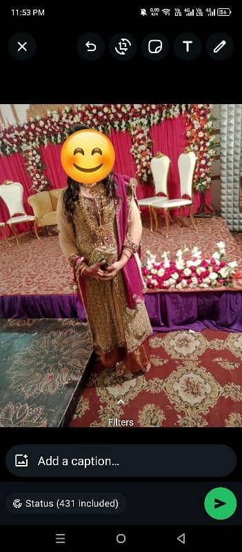 Used Bridal Dress for Sale in Multan 1