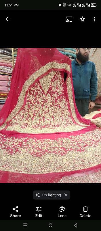 Used Bridal Dress for Sale in Multan 3