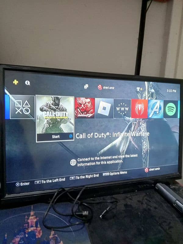 PS4 PRO PREMIUM CONDITION WITH 6 GAMES AND 2 CONTROLLERS 10