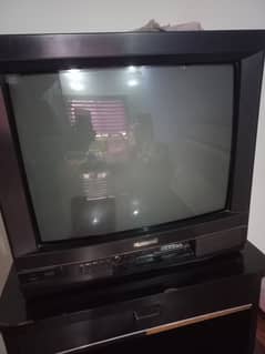 Colour tv available with 21 inch screen and vcr comdition 10 by 10