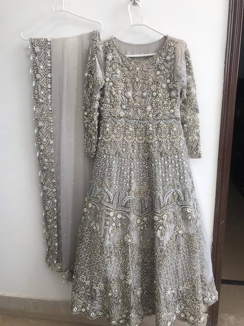 Bridal Maxi / walima dress / wedding / Party / Dress / designer maxi 1