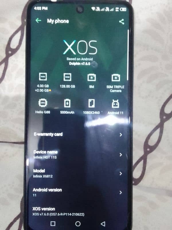 Infinix hot 11S 4