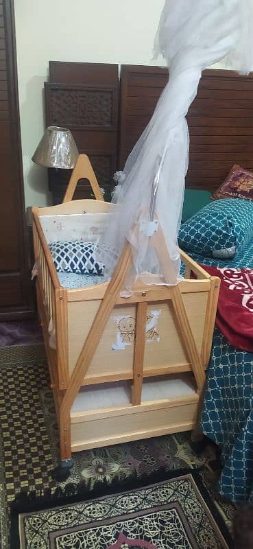 Baby cot | baby bed | wooden cot | kids bed | kids crib coat | Swing 5