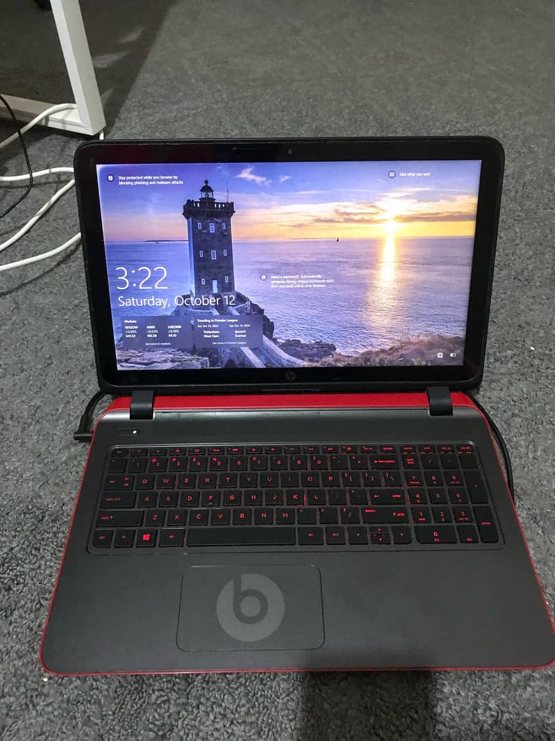 HP Beats Audio Special Edition laptop 8GB Ram 256GB SSD Touch Screen 0