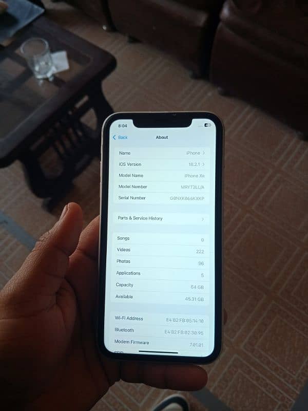 iphone XR 64gb jv 5